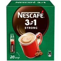 Растворимый кофе Nescafe 3 в 1 крепкий, в стиках, шоубокс, 1 уп., 290 г