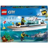 Конструктор LEGO City Great Vehicles 60221 Яхта для дайвинга, 148 дет