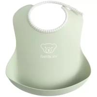 Нагрудник для кормления BabyBjorn Baby Bib, Powder green (мятно-зеленый)