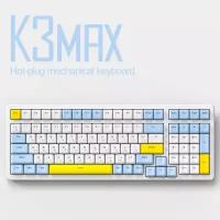 Клавиатура механическая русская Wolf K3 MAX игровая с подсветкой + Hot Swap проводная для компьютера ноутбука Gaming/game keyboard usb светящаяся