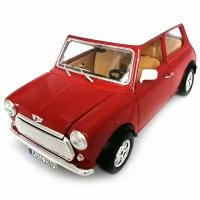 Mini Cooper 1969 года 1:18 коллекционная металлическая модель автомобиля Bburago 18-12036 red