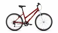 ALTAIR MTB HT 26 low (26" 6 ск. рост. 17") 2020-2021, красный/белый