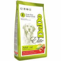 Корм сухой Dado Dog Elite для взрослых собак средних и крупных пород беззерновой с ветчиной, картофелем и горохом, 3 кг