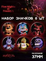 Значки на рюкзак фнаф fnaf Фредди