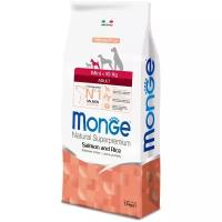 Сухой корм Monge Dog Speciality Line Monoprotein Mini для взрослых собак мелких пород, из лосося с рисом, 7,5 кг