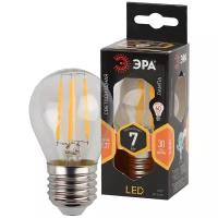 ЭРА Лампа светодиодная E27 7Вт ЭРА F-LED P45-7w-827-E27