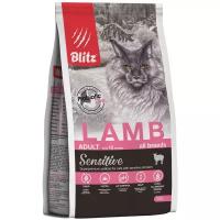 Сухой корм для кошек BLITZ ADULT CATS LAMB для взрослых кошек с Ягненком/0,4кг