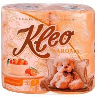 Туалетная бумага Kleo Aroma Mandarin оранжевая