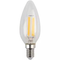 Лампа светодиодная ЭРА, F-LED B35-5w-827-E14 E14, B35, 5Вт, 2700К
