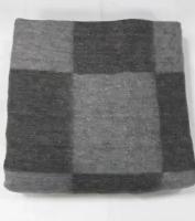 Одеяло 1,5 Шуя/(140*205)/полушерстяное/плотностью 400гр/ Клетка серо-коричневая, 141092