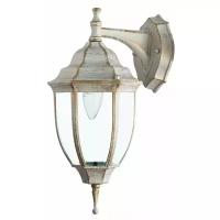 Arte Lamp Уличный настенный светильник Pegasus A3152AL-1WG, E27, 60 Вт, цвет арматуры: белый, цвет плафона золотой