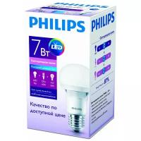 Лампа светодиодная Philips Essential LED 6500К, E27, A60