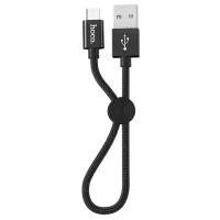 Кабель Hoco X35 Premium, USB - microUSB, 0.25 м, черный