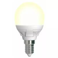 светодиодная лампа шар G45 Белый теплый 7W UL-00004302 LED-G45 7W/3000K/E14/FR/DIM PLP01WH Диммируемая Яркая