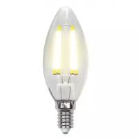 Лампа светодиодная Uniel, Air LED-C35-6W/NW/E14/CL GLA01TR E14, 6Вт, 4000К