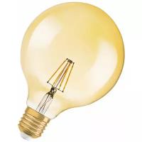 Лампа светодиодная OSRAM, RF Globe 34 4 W/824 E27 Fil E27, G125, 4Вт, 2400К