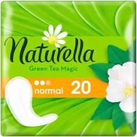 Naturella прокладки ежедневные Green tea magic normal daily, 2 капли