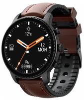 Смарт-часы Havit M9005W 1.3", черный/коричневый