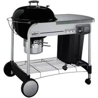 Угольный гриль Weber Performer Deluxe GBS Gourmet, 118.5х75х112 см, черный