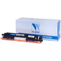 Картридж NV Print CF352A для HP, 1000 стр, желтый