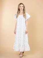 Платье женское Gang 23-427-14 хлопок шитье белый