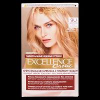 Loreal Paris Крем-краска для волос Excellence Creme Nudes 9U универсальный очень светло-русый 1 шт