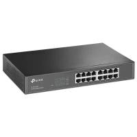 Коммутатор TP-Link TL-SG1016D черный, неуправляемый, 16 port