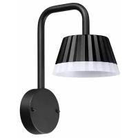 Novotech Уличный настенный светильник Gonna 358457 светодиодный, 10 Вт, цвет арматуры: черный, цвет плафона черный, 1 шт