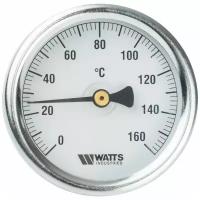 Термометр биметаллический F+R801 63 мм 160° WATTS с погружной гильзой 50 мм