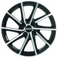 Литые колесные диски Alutec Singa 6x16 4x100 ET43 D54.1 Чёрный глянцевый с полированной лицевой частью (SIN60643L63-1)