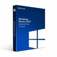 Программное обеспечение Microsoft Windows Server Standard 2019 64Bit English DVD 5 Client 16 Core License