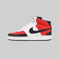 Кроссовки NIKE Court Vision Mid, размер 41 EU, черный, белый