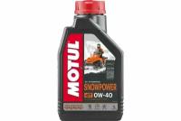 Масло моторное Motul Snowpower 4T SAE 0W40 1л