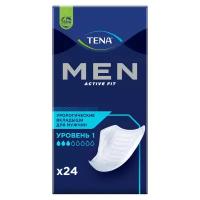 Урологические прокладки TENA Men Active Fit 1 уровень, 3 капель, 24 шт