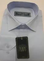 Школьная рубашка Van Cliff, размер 170/176, голубой