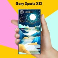 Силиконовый чехол на Sony Xperia XZ1 Пейзаж 13 / для Сони Иксперия ИксЗ 1