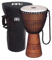 MEINL ADJ2-XL+BAG Джембе 13" деревянный, серия Water Rythm, с сумкой, цвет коричневый, ручной орнам