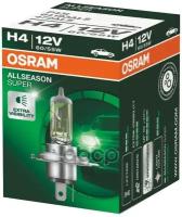 Лампа Г/С H4 (60/55W) P43t-38 All Season 12V 64193Als 4050300435978 Osram арт. 64193ALS