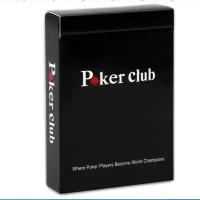 Карты игральные 100% пластик Poker club, красный 54 шт