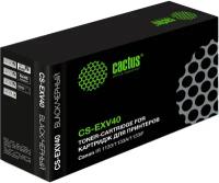 Cactus Тонер-картридж совместимый Кактус Cactus CS-EXV40 1730126 C-EXV40 BK Toner черный 6K