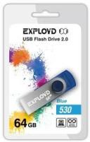 USB флэш-накопитель (EXPLOYD 64GB 530 синий)