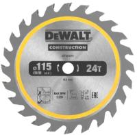 Диск пильный DeWALT DT20420 Construction ø115mm 24T