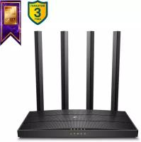 Wi-Fi роутер TP-Link Archer C6 802.11ac Wi-Fi 5 черный