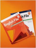 Книга English File Upper Intermediate 4 издание Комплект Student's book + Workbook для изучения английского языка