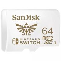 Карта памяти SDXC 64GB SanDisk Class 10 Nintendo Cobranded V30 A1 UHS-I U3 (100/90 Mb/s)