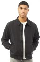 Джинсовая куртка Levi's демисезонная, силуэт прямой, подкладка, без капюшона, карманы, размер L, черный
