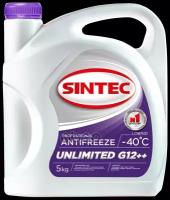 Антифриз Готовый Красный Unlimited G12++ 5Кг SINTEC арт. 803584