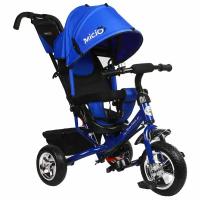 Велосипед трёхколёсный Micio Classic, колёса EVA 10"/8", цвет синий