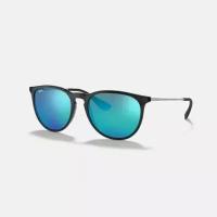 Солнцезащитные очки женские, RAY-BAN с чехлом, цвет голубой, RB4171-601/55/54-18