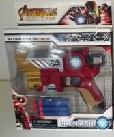 Пистолет-бластер с мягкими пулями-присосками Avengers Iron Man Железный человек